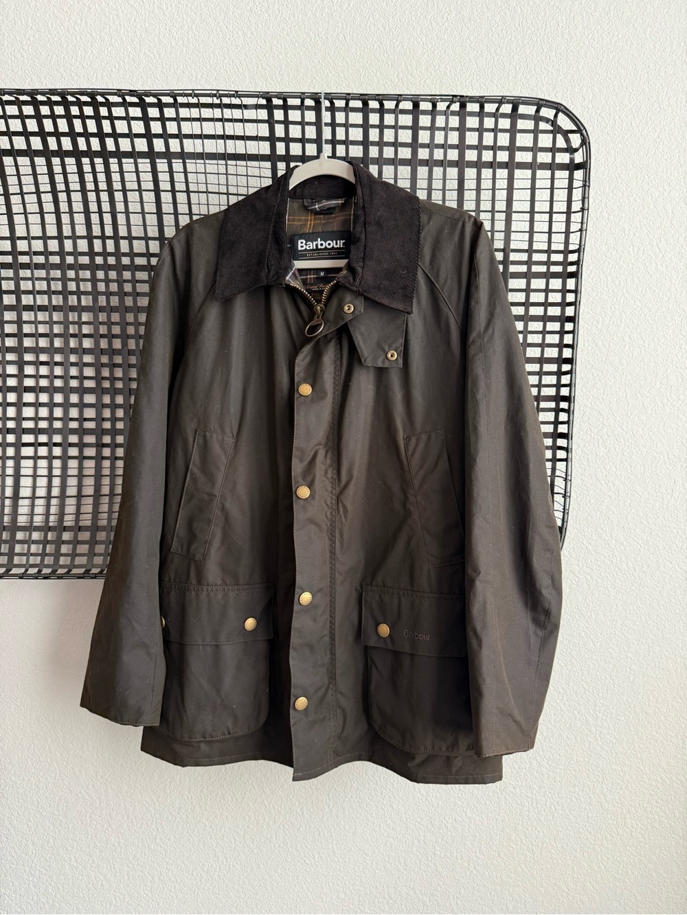 Barbour Ashby waxed jacket